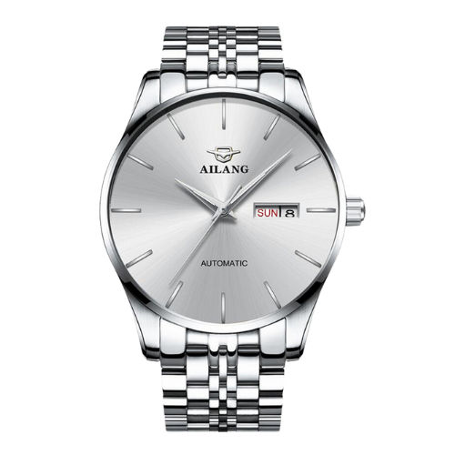 Relógio Ailang Zenithus - Pulseira Silver White